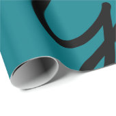 Willekeurige cursieve God Jul Zweedse kerstverpakk Cadeaupapier (Rol Hoek)