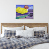 willekeurige dingen canvas afdruk (Insitu (Slaapkamer))
