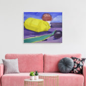 willekeurige dingen canvas afdruk (Insitu (Woonkamer))
