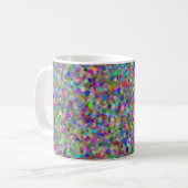 Willekeurige Dot 11oz Mok (Voorkant links)