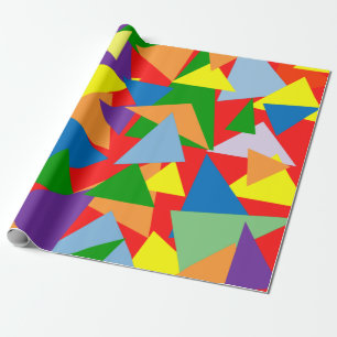 Willekeurige driehoeken cadeaupapier