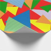Willekeurige driehoeken cadeaupapier (Hoek)