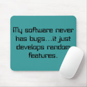 Willekeurige functies Mousepad Muismat (Met muis)