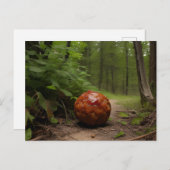 Willekeurige gehaktbal in het bos briefkaart (Voorkant / Achterkant)