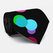 Willekeurige gekleurde Stippen Stropdas (Opgerold)