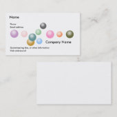 Willekeurige grafische kaart: Parels Visitekaartje (Voorkant / Achterkant)