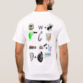 willekeurige haak t-shirt (Achterkant)