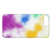 Willekeurige halftone kleurrijke achtergrond Case-Mate iPhone case (Achterkant (Horizontaal))