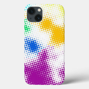 Willekeurige halftone kleurrijke achtergrond Case-Mate iPhone case