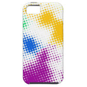Willekeurige halftone kleurrijke achtergrond Case-Mate iPhone case (Achterkant)