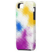 Willekeurige halftone kleurrijke achtergrond Case-Mate iPhone case (Achterkant Links)