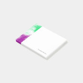 Willekeurige halftone kleurrijke achtergrond post-it® notes (Schuin)