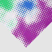 Willekeurige halftone kleurrijke achtergrond tissuepapier (Detail)
