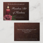 Willekeurige handelingen met portemonnekaarten - visitekaartje (Voorkant / Achterkant)