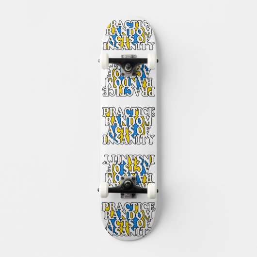 Willekeurige handelingen van aangepaste skateboard (Voorkant)