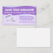 Willekeurige handelingen van Cardness Day Insert-k Contactkaartje (Voorkant / Achterkant)