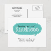 Willekeurige handelingen van de geest briefkaart (Voorkant / Achterkant)