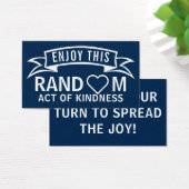 Willekeurige handelingen van Kaarten met een handi Visitekaartje (Bureau)