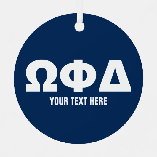 Willekeurige kanselarij met aangepaste foto metalen ornament (Voorkant)