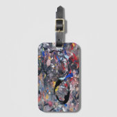 willekeurige kunst bagagelabel (Voorkant (verticaal))