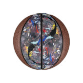 willekeurige kunst basketbal (Verticaal)