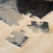 Willekeurige kunst die mijn kat maakte legpuzzel (Zijkant)