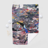 willekeurige kunst golfhanddoek (Insitu)