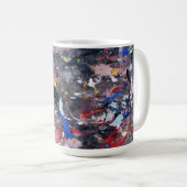willekeurige kunst koffiemok (Voorkant rechts)