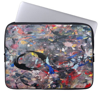 willekeurige kunst laptop sleeve