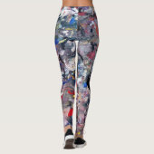 willekeurige kunst leggings (Achterkant)