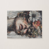 Willekeurige kunst Mijn kat maakte bloemen in mijn Legpuzzel (Horizontaal)