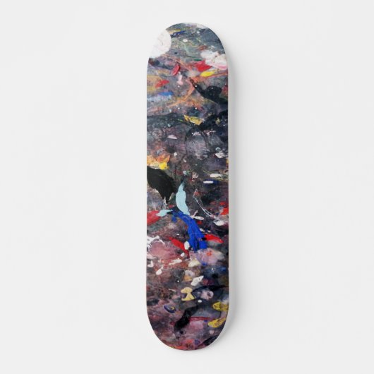 willekeurige kunst persoonlijk skateboard (Voorkant)