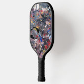 willekeurige kunst pickleball paddle (Links)