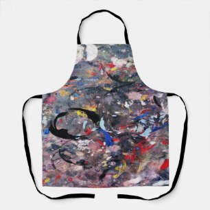 willekeurige kunst schort