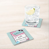 Willekeurige leeftijd, 1950's Retro Verjaardag Kartonnen Onderzetters (Insitu)