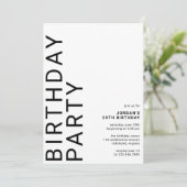 Willekeurige leeftijd | Koele moderne minimale uni Kaart (Staand voorkant)