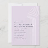 Willekeurige leeftijd | Pastel Lavendel Paarse een Kaart (Voorkant)