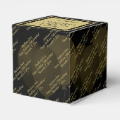 Willekeurige leeftijd - Uw aangepaste berichtpatro Bedankdoosjes (Achterkant)