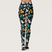 willekeurige letters leggings (Achterkant)