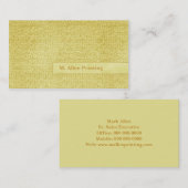 Willekeurige letters visitekaartje (Voorkant / Achterkant)