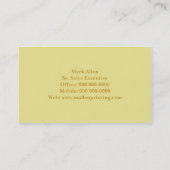 Willekeurige letters visitekaartje (Achterkant)