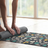 willekeurige letters yogamat