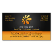 Willekeurige Logo Magnetisch Visitekaartje (Voorkant)