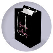 Willekeurige naam | Cool Editable Pink Script op z Medium Cadeauzakje