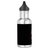 Willekeurige naam | Cool Editable Pink Script op z Waterfles (Links)