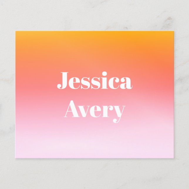 Willekeurige naam | Retro-moderne gestileerde teks (Voorkant)