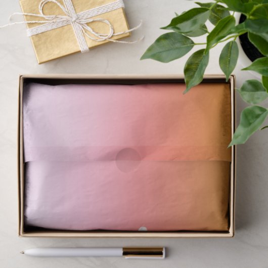 Willekeurige naam | Retro-moderne gestileerde teks Tissuepapier (Geschenk)