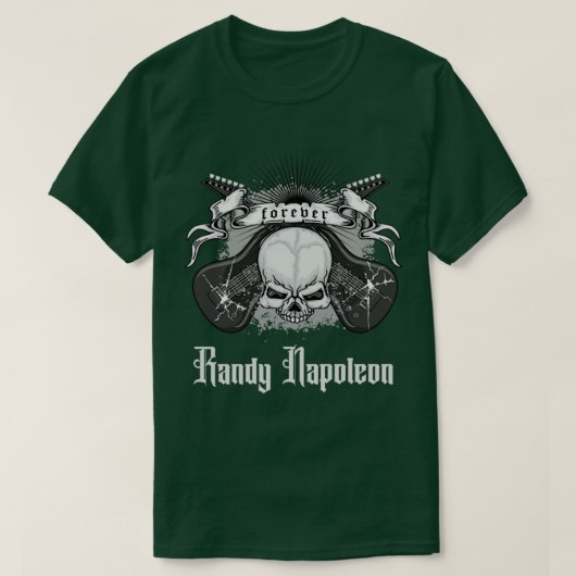willekeurige napoleon guitaris voor eeuwig t-shirt (Design voorkant)