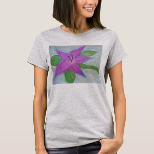 Willekeurige Paarse bloem van Sky Boivin T-shirt