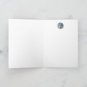 Willekeurige pinguïn-ijsvist waterverf kunst kaart (Binnen)